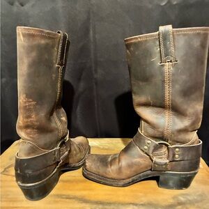 Frye Dark Brown Leather Boots